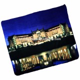2021 High Quality Custom Beige Sherpa Dye Fleece Securitysublimation Blanket