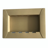 China products Custom Printing Paper cosmetic box packaging, cosmetic box packaging with window