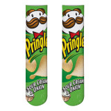Personality Thermal Transfer European American Potato Chips 3D Printing Socks Tube Digital Printing Stocking