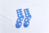 Dots fuzzy socks winter women coral velvet crew socks  girls tube socks wholesale factory