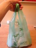 25 Litre  Biodegradable Cornstarch Bags Biodegradable Compostable Bag on Roll with Handles Compostable Vest Carriers