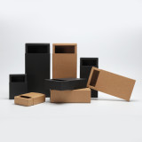Kraft paper drawer box custom manufacture packaging paper box with logo