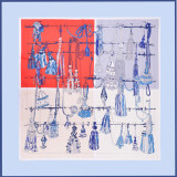 15 Patterns Women New Silk Scarf 70*70cm Small Square Scarf Pattern Ladies Printing Silk Scarf Headband
