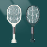 New design rechargeable solar mosquito killer racket electronic fly swatter