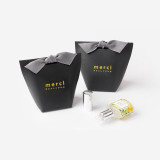 Delicate Hot Sale Sweet Makeup Fold Paper box Wedding Candy Box Ribbon Gift Paper Box