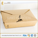 45oz China Wholesale Disposable Packaging Kraft Whiteboard Takeaway Food Paper Lunch Box