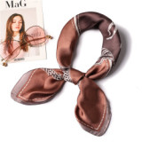 Women soft texture British style new style plaid scarf female silk scarf square 70*70cm stewardess professional scarf