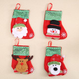 New Sequined Christmas  Gift  Candy  Christmas Tree Decoration Pendants  Christmas Socks