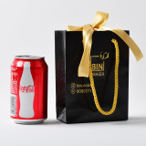 Custom Logo Black White  Paper  Box For  Wedding Birthday Party Gift Box