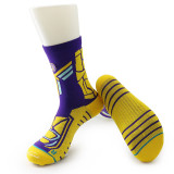 Customized Wholesale Cotton Men's Towel Bottom Breathable Shaping European And American Fashion Trend Basketball Sports Socks