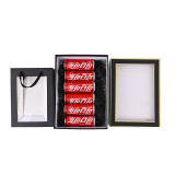 Cardboard Handle Gift Box With Pvc Window Custom Gift Flower Bag Shopping Bags With Own Logo