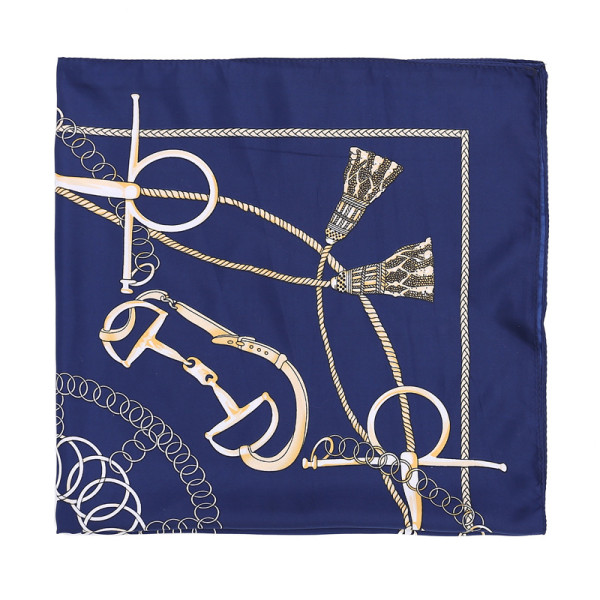New style twill small silk scarves women tying bags and decorative vintage square scarf