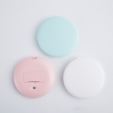 Custom Cheap Folding Makeup Pocket Mirror with LED Light for Gift