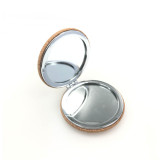Professional 2021 New Private Pocket Small Cork Makeup Mirror Custom Compact Mirror
