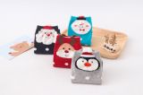Autumn  Winter New Products Christmas Cartoon Elk Feather Yarn Straight Personality Invisible Socks