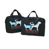Black Pet Medical First Aid Kit With Customize Logo Color Size