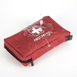 173PCS Waterproof Black  Snowflake First Aid Kit Bag With Travel