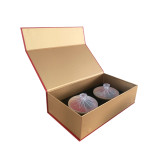 Customized Luxury Flip Top Big Cardboard Paper Magnetic Closure Food Set Gift Box With Insert