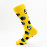 2019 new summer Strawberry design cute colorful  cotton fashion funny woman  custom wholesale happy socks