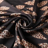 Ladies simple Explosive style silk scarf women's big square ladies scarf hijab gift silk scarf factory wholesale custom