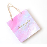 Wholesale Custom Paper Gift Boxes Foldable Paper Handle Bag For Wedding Guests