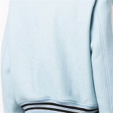 OEM custom casual windbreaker print varsity college logo embroidered bomber jacket for men