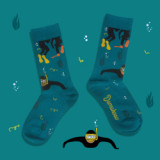 2021 Mens Funky Bakery Novelty Colorful Happy Dress Socks Assorted Designs