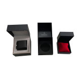 Luxury Custom Elegant Black Box Ring Bracelet Jewelry Box Set Packaging for Your Lover Wife Mom Gift