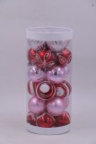 2020 factory wholesale  painted plastic ball for Xmas tree decoration