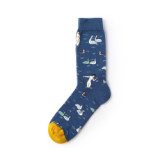 Custom Wholesale   Cute Fashion Popular Characters  Design  Cotton Funny Woman  Happy Socks