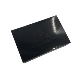 Luxury Custom Gold Foil Stamping Glossy Black Cardboard A5 Magnetic Folding Male Business Gift Set Box