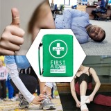 Green Waterproof Medical First Aid Kit Bag CE Approved