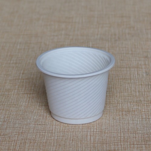 Printed logo eco friendly corn starch biodegradable compostable disposable cups