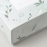 Custom Logo Lid And Bottom Paper Empty Coffee Loose Tea Gift Package Box With Foam