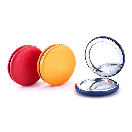 Hot Sale Custom Logo Mini Round Folding Travel Compact Pocket Mirror Portable Pocket Mirror
