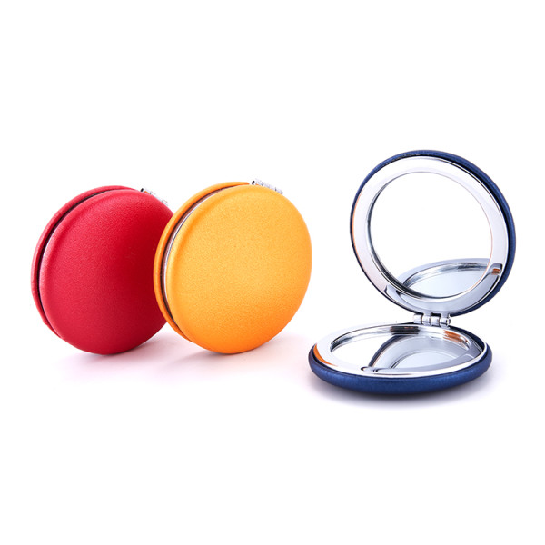 Hot Sale Custom Logo Mini Round Folding Travel Compact Pocket Mirror Portable Pocket Mirror