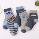 Baby Sock Autumn And Winter Combed Cotton Baby Cartoon Boys and Girls Middle Stockings