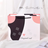 Wholesale Custom Logo Printing Creative Kraft Paper Shopping Bag Wedding Gift Packing Paper Boxes Party Supplies