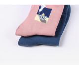 High Quality Pinting Design   New  Cute Cotton Oem Gift Fashion Funny Woman  Happy Socks