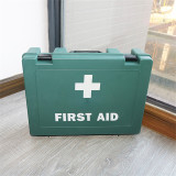 Health Care Medical Hot Sale Portable Round Corner Medical First Aid Plastic Box First Aid Kit with Supplies