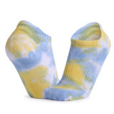 Men's Thick Printing Socks Breathable Sweat-Absorbent Deodorant Sports Running Socks Ankle Cotton Socks