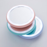 Mini Makeup Mirror With Led Lights Professional Vanity Mirror Compact Make Up Mirror