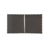 High quality a4 hardcover 1 inch cloth cover 3-hole ring binder paper file folder