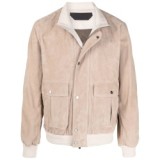 OEM custom outdoor windbreaker flight embroidered suede bomber jacket with leather lid and pocket