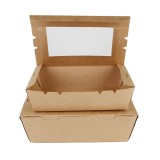 Disposable French Fries paper Container Box Kraft Paper Boat Box Fast Food Box
