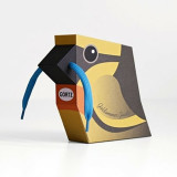Custom Unique Eco Friendly Recycle Paper Gift Box Pet Bird Seed Food Packaging