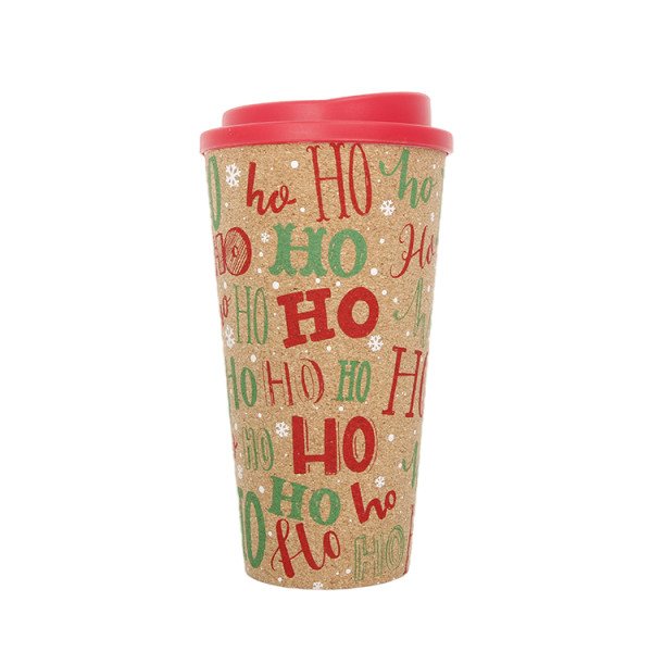 Eco-Friendly Product Double Wall Bamboo Fiber Coffee Tumbler Wholesale Coffee Drink New Travel Mug Insulated Tumbler