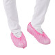 Custom Disposable foot Cover waterproof  Pink PP non-slip Disposable Shoe Cover