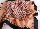 Spring And Autumn Lady Luxury Travel Shawl New Style Printed Large Square Beach Silk Head Scarf