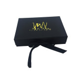 Luxury matte  black box packaging for t shirt